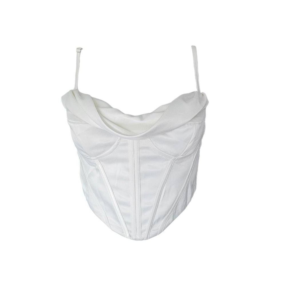 coquette satin corset top